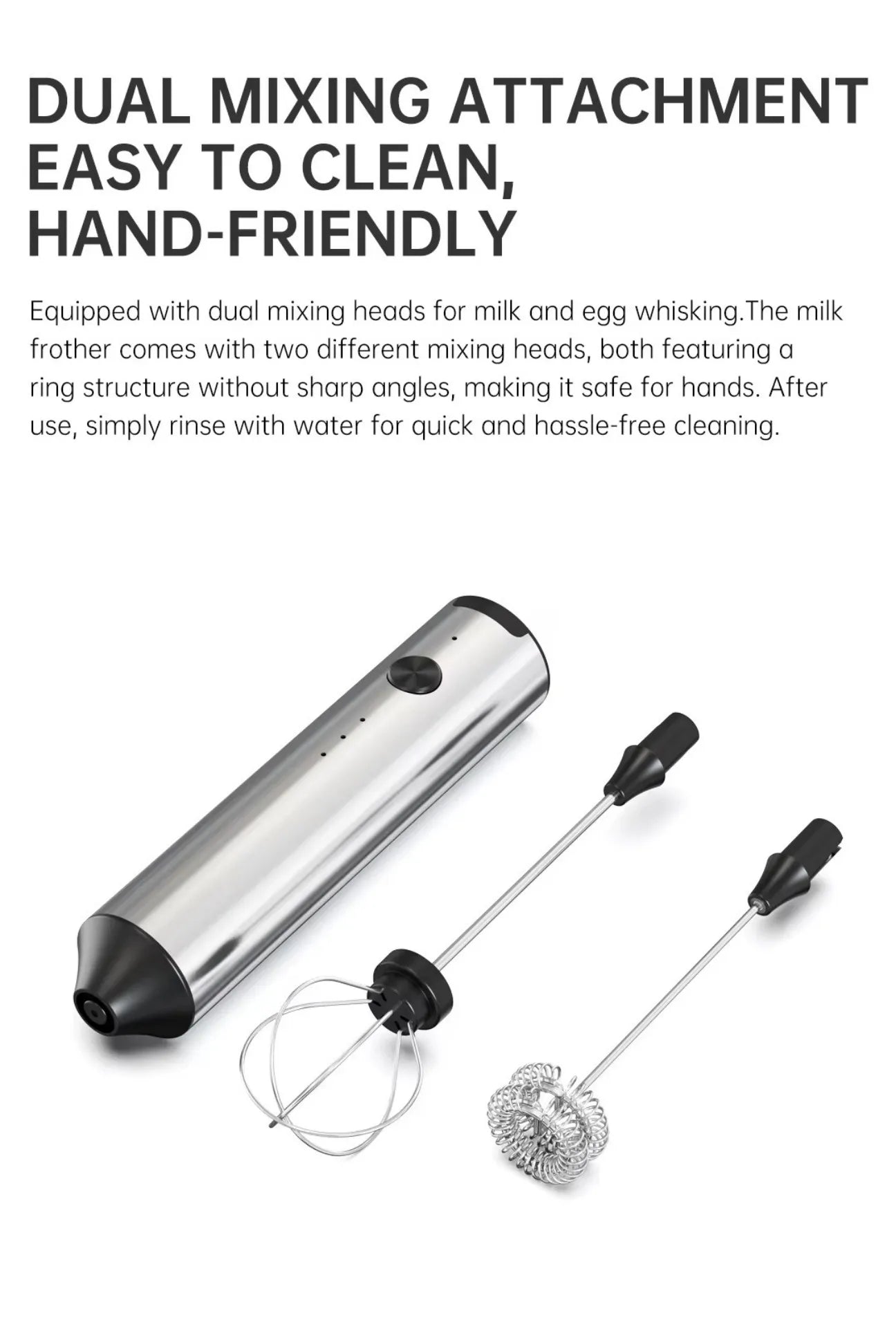 Wireless Electric Mini Milk Frother Coffee Whisk Portable Egg Beater Blender Kitchen Cooking Stirrer Cappuccino Coffee Maker