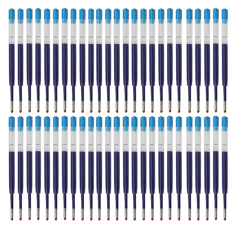 5/10/50 PCS Ballpoint Pen Refill  Medium Point L:3.9 In Black Ink Rods Refill Stationery Office School Supplies