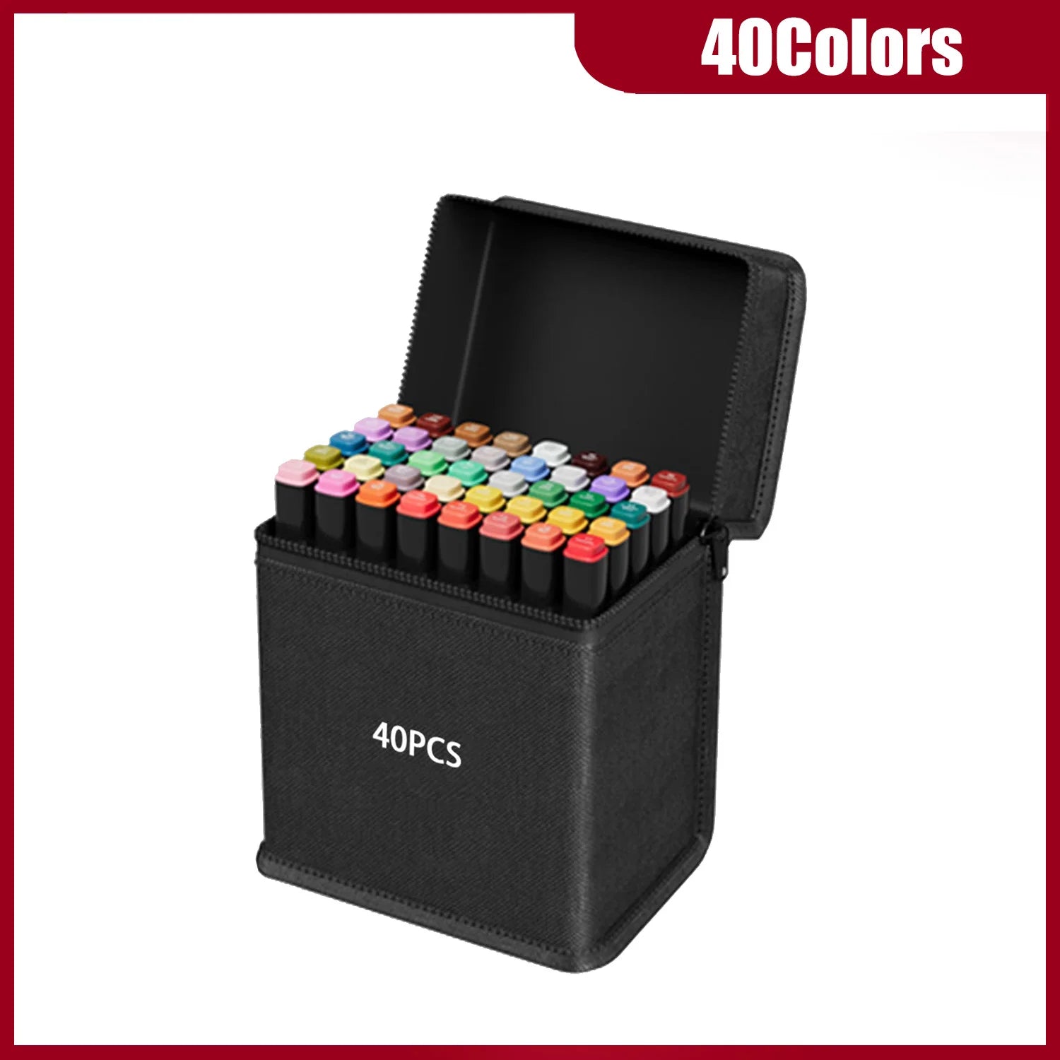 24-262 Colors Alcohol Drawing Markers Dual Tip Permanent Art Sketch Markers for Illustration School Supplied Christmas Gifts