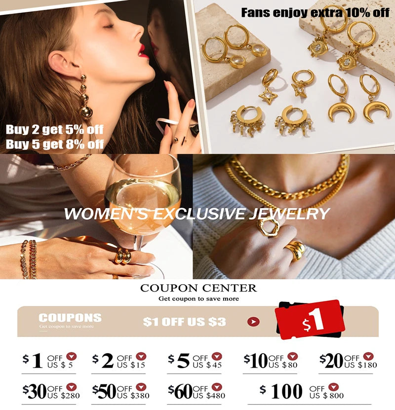EILIECK 316L Stainless Steel Heart Pendant Chain Necklace for Women Stylish Trend Girls Neck Choker Jewelry Gifts Waterproof