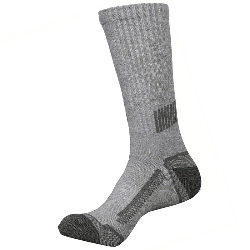 6 Pairs of MEN'S Sports Socks, Sweat Absorbing, Comfortable and Breathable, Suitable for Basketball Training and Outdoor Running