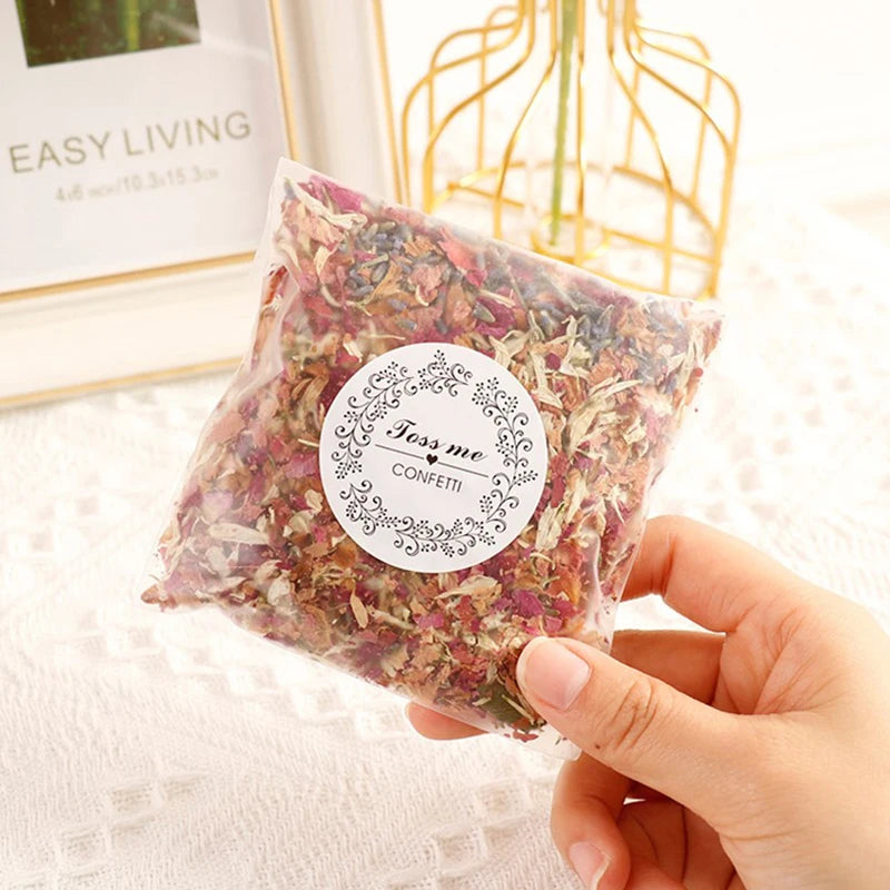 Rose Flower Petal 100% Natural Wedding Confetti Dried Flower Biodegradable Bridal Shower Valentine's Day Gift