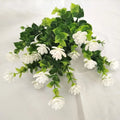 1 Bundle Artificial Flowers Outdoor UV Resistant Shrubs Plants Fake Flower Greenery for Office Kitchen Wedding Garden Decor