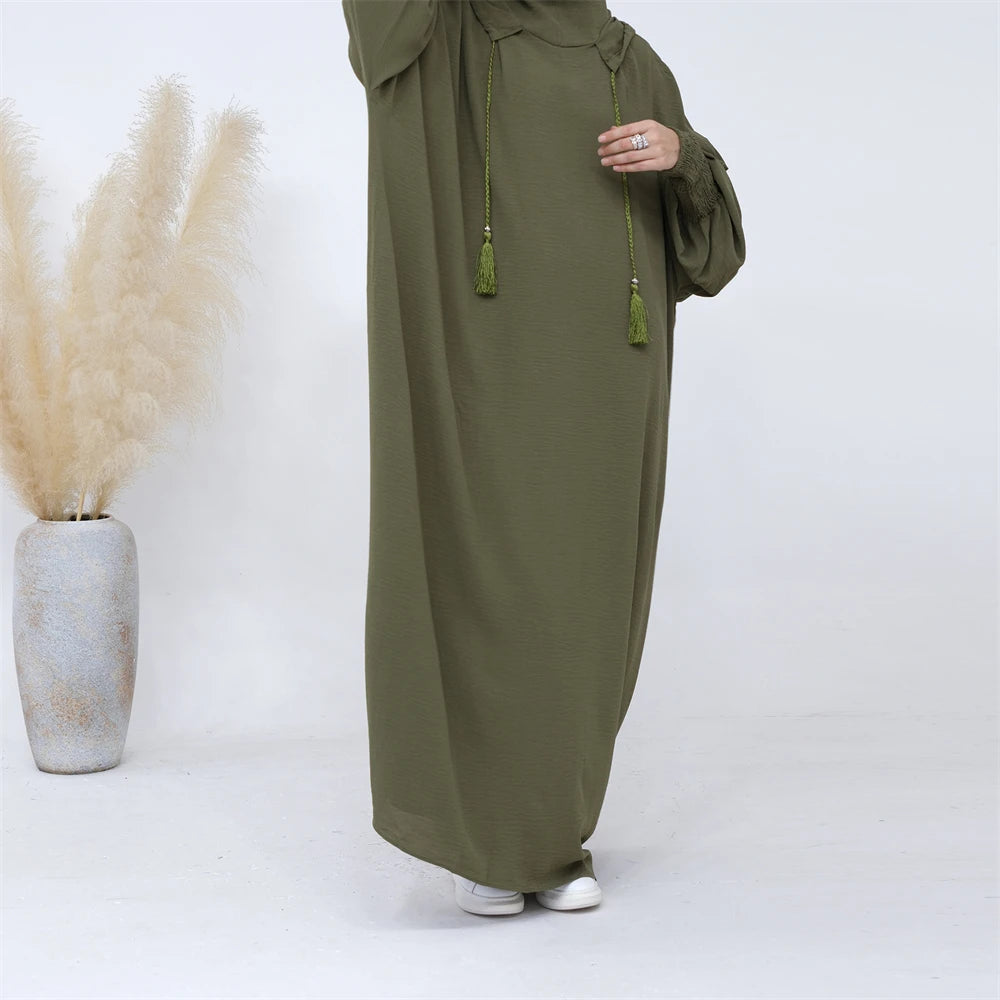 Ramadan Niqab Khimar Muslim Abaya Damen Dubai Turkey Islam Prayer Clothes Women Jilbab Modest Dress Kaftan Robe Femme Musulmane