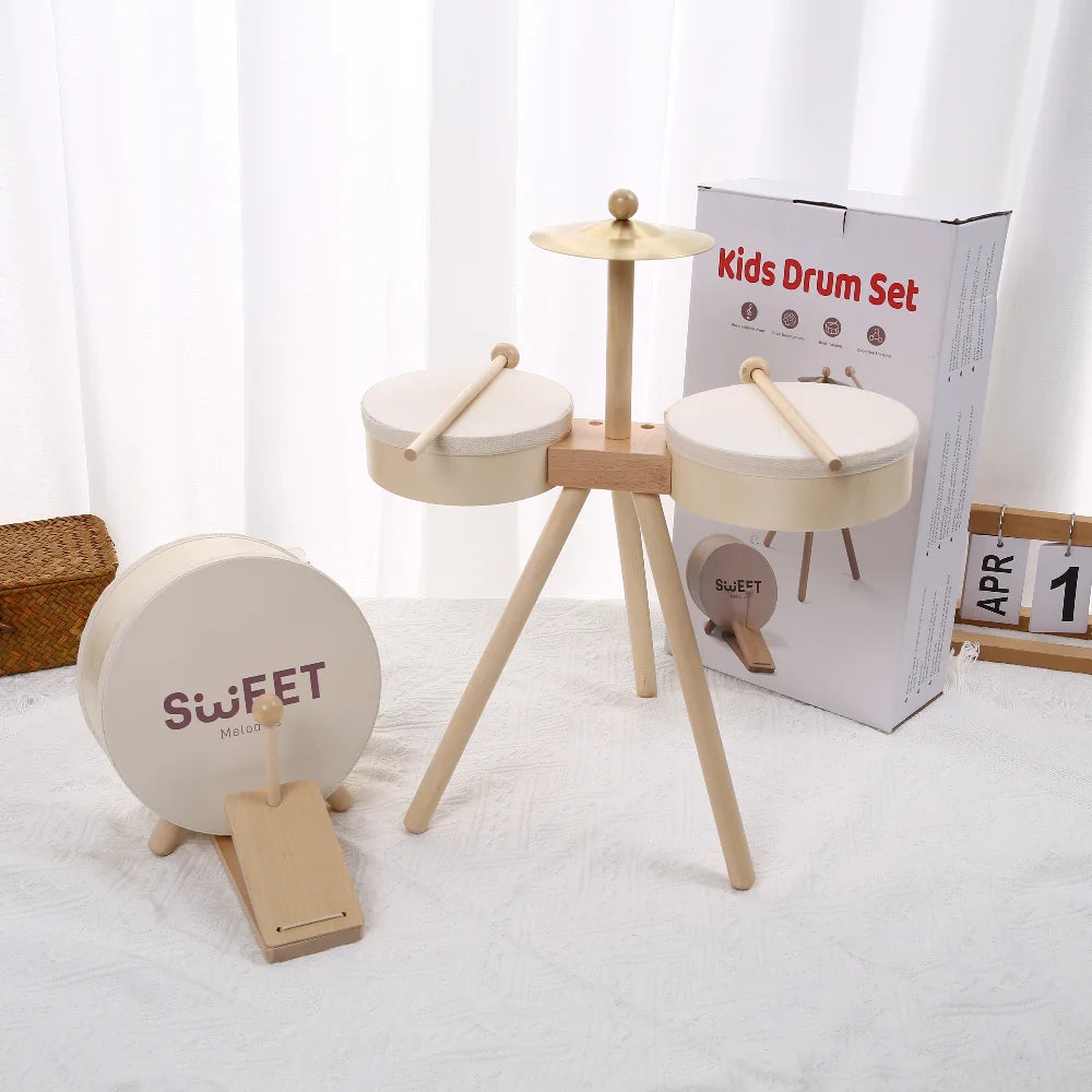 Kids Drum Set Musical Toys for Boy Girl Music Toys Educational Percussion Toy Kids Musical Instruments