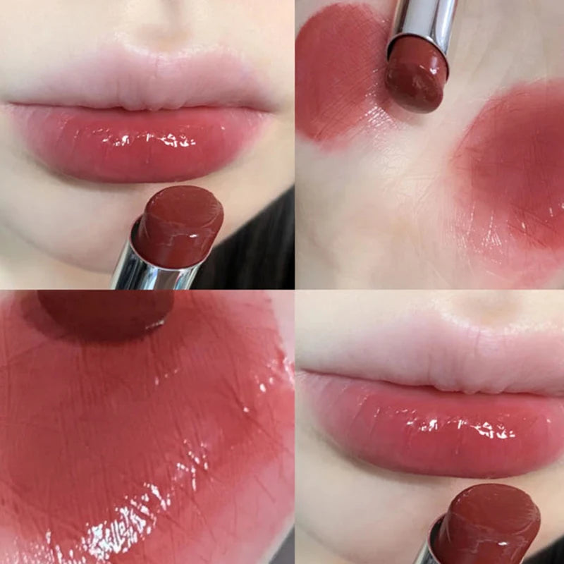 When light, soft and smooth lipstick hydrates moisturizing and white, not easy to stick to the cup