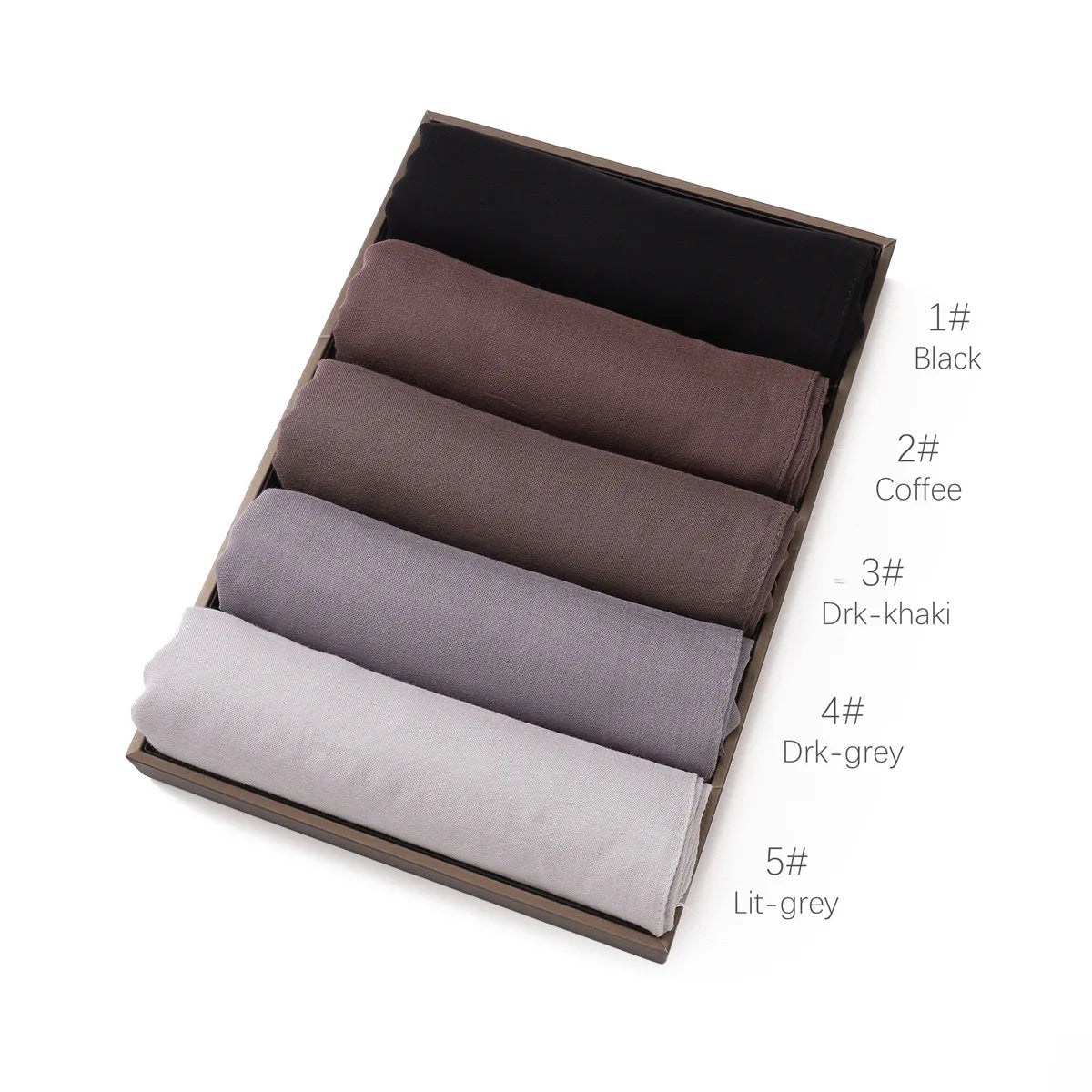 Ramadan Solid Color Modal Cotton Rayon Hijabs Scarf Women Muslim Headscarf Wraps Shawls Femme Musulman Headband Islamic Turban