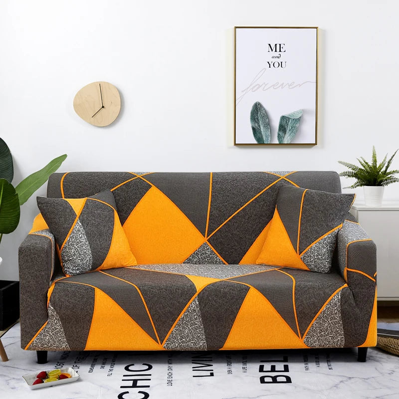 Coolazy Stretch Plaid Sofa Slipcover Elastic Sofa Covers for Living Room funda sofa Chair Couch Cover Home Decor 1/2/3/4-seater