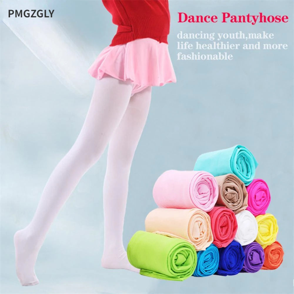 Soft Ballet Tights Soft Elasticity Tights Girls Ballet Tights Toddler Dance Footed Tights Bulk School Uniform Stockings Costume
