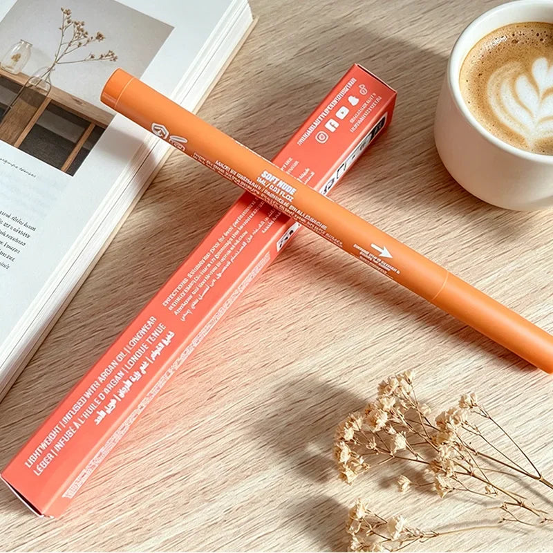 ROD Lipstick Makeup Non-Sticky Lip Gloss Hydrating Crystal Clear Lip Oil Plumping Moisturize Tinted Lipstick Natural Lip Makeup