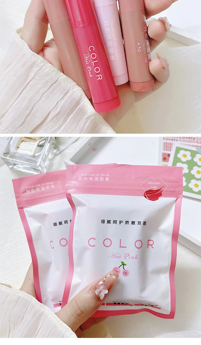 Colored Moisturizing Lip Balm Lipstick Moisturizing, Moisturizing, Diluting Lip Lines, Anti-drying Lip Balm