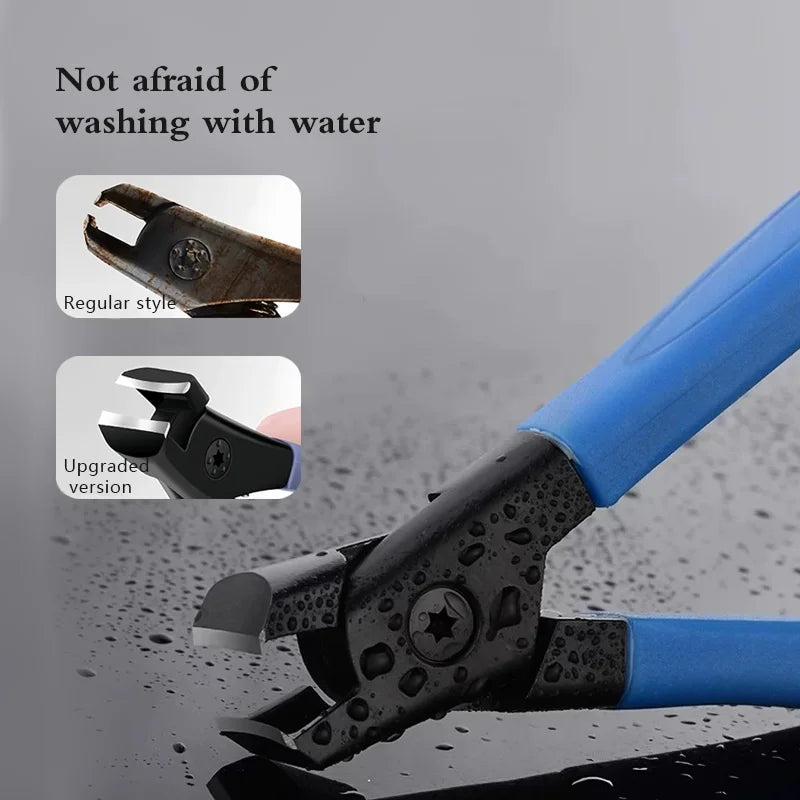 Stainless steel nail clipper is suitable for thick nails, wide pliers for nails, and a durable trimming tool with a large openin