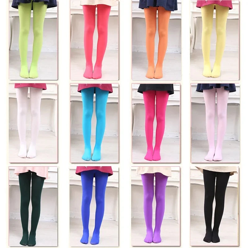 Soft Ballet Tights Soft Elasticity Tights Girls Ballet Tights Toddler Dance Footed Tights Bulk School Uniform Stockings Costume
