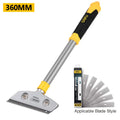 Deli Portable Cleaning Knife Cleaning Shovel Cutter Glass Floor Tiles Scraper Blade Seam Removal Household Kitchen Hand Tool