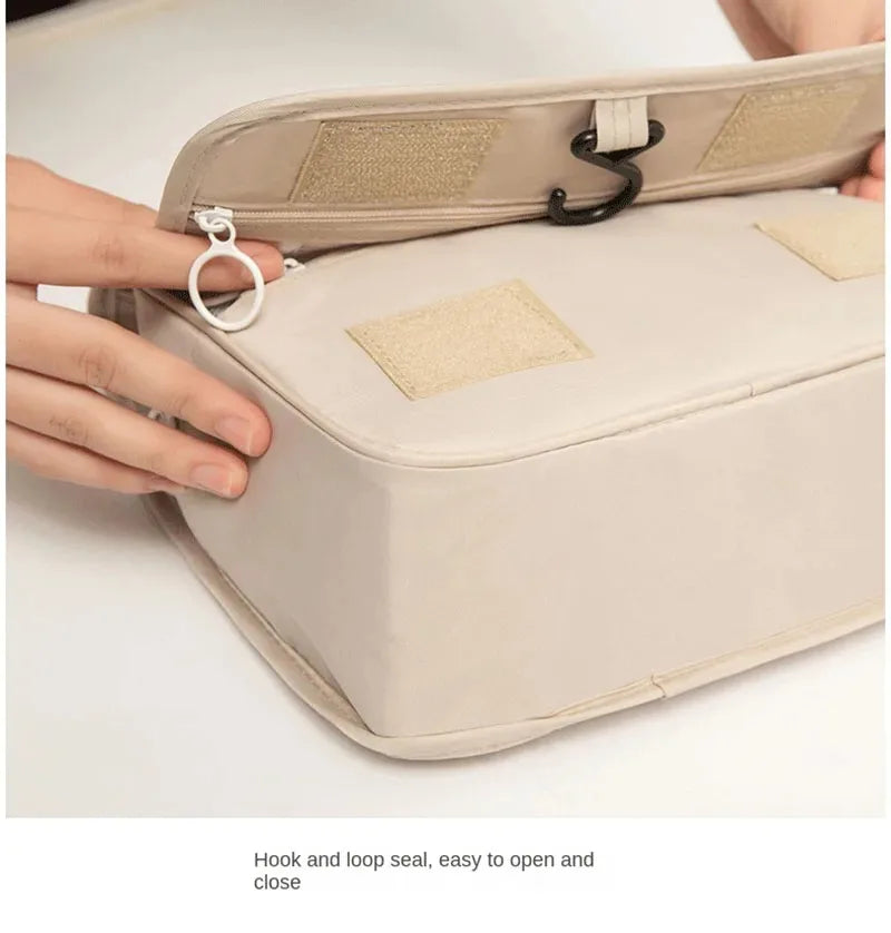 High Quality Travel Makeup Bag Waterproof Toiletries Organizer  Women Neceser Bathroom Hook Wash Pouch Hook Makeup Storage Bag
