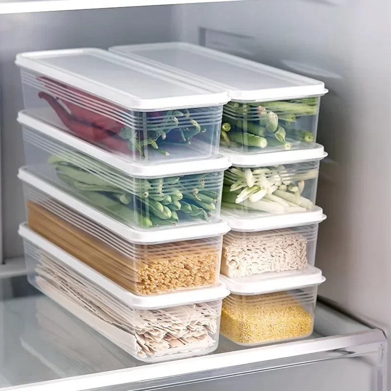 Refrigerator fresh-keeping storage box, fresh-keeping artifact,Small Food Preservation Boxes,Transparent Sealed Storage Box