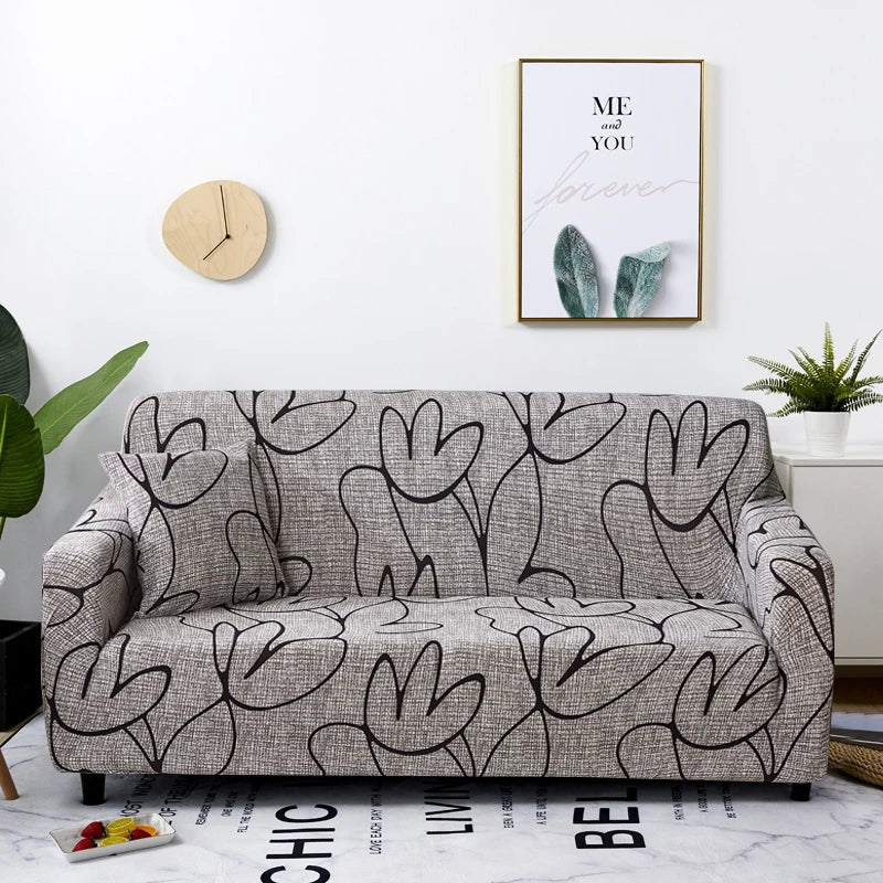 Coolazy Stretch Plaid Sofa Slipcover Elastic Sofa Covers for Living Room funda sofa Chair Couch Cover Home Decor 1/2/3/4-seater