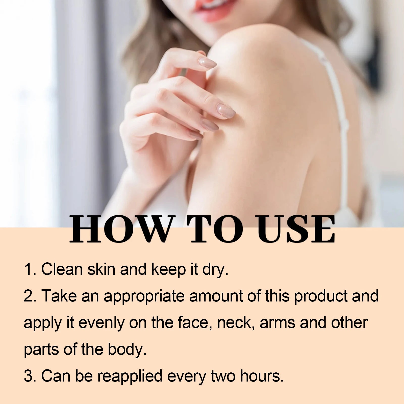 Sunscreen Lotion UV Protective Oil-Control Refreshing Skin Moisturizing Sun Isolate Makeup Hyaluronic Acid Concealer Sun Cream