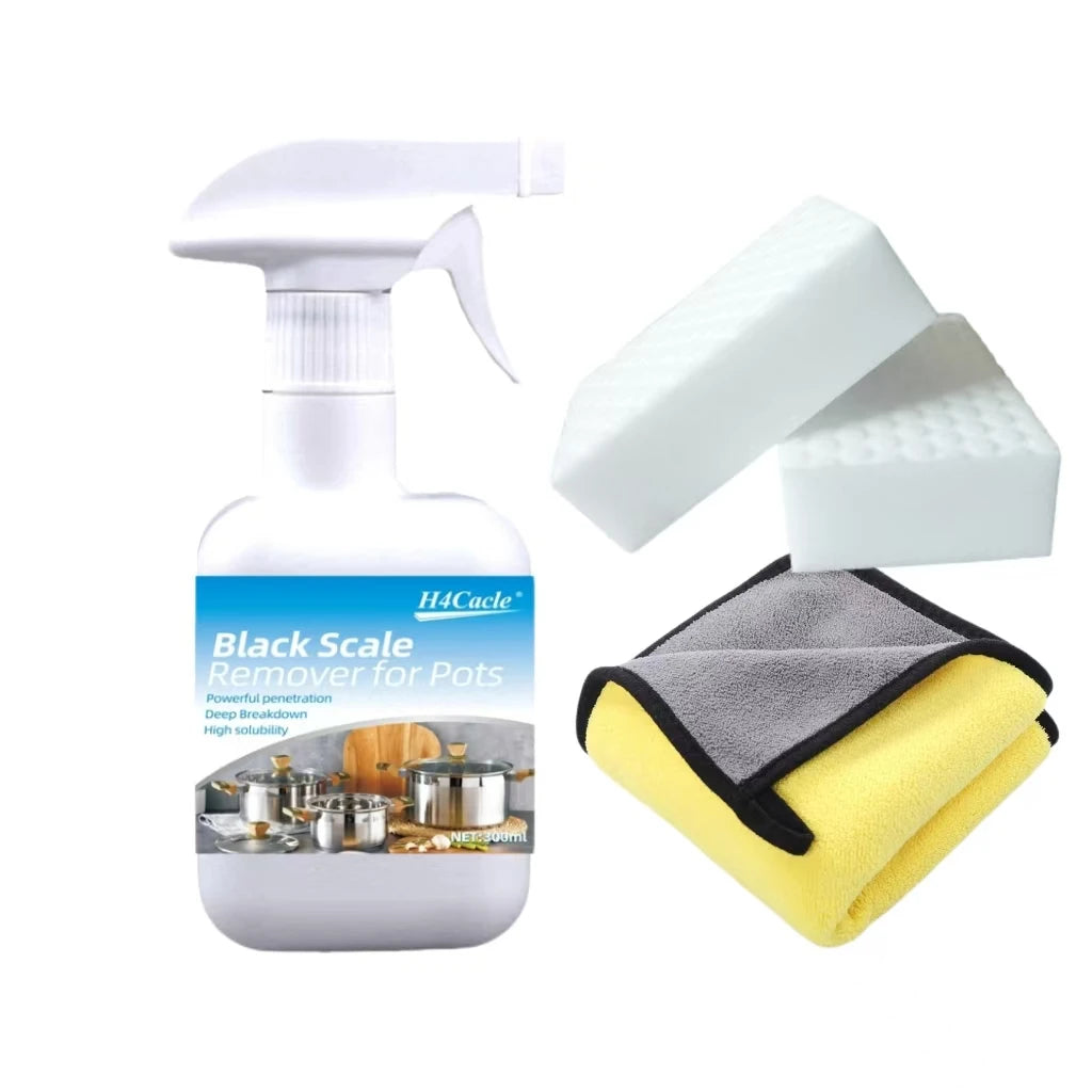 Pan Bottom Cleaning Decontamination Agent Kitchen Blackening Scale Remover Home Polishing Oven Oil Stain Ware Cooktop Spray