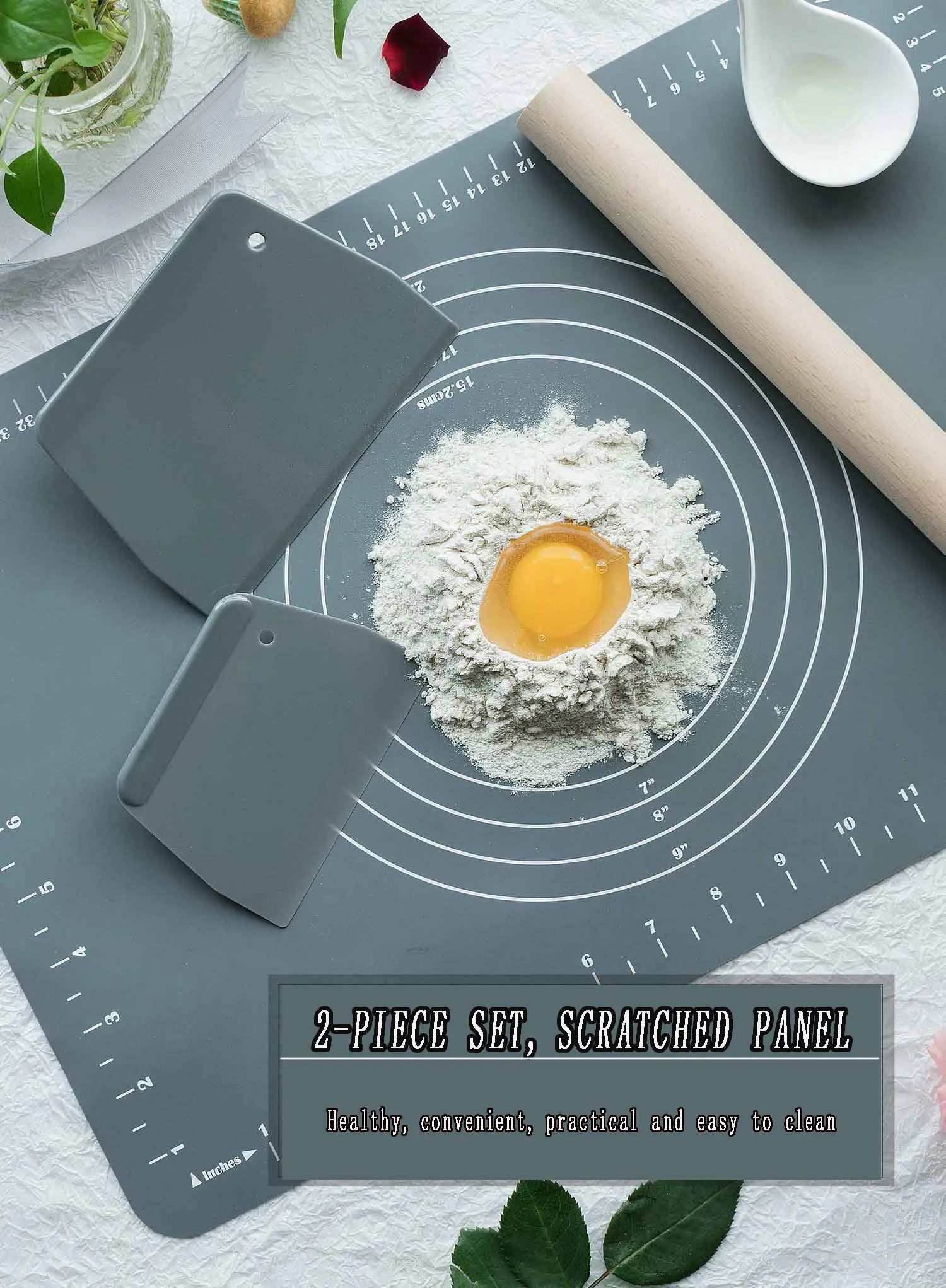 2pc Plastic Cake Cream Spatula Dough Butter Batter Scraper Baking Tools For Home Baking  Cutting Tools Kitchen Gadgets