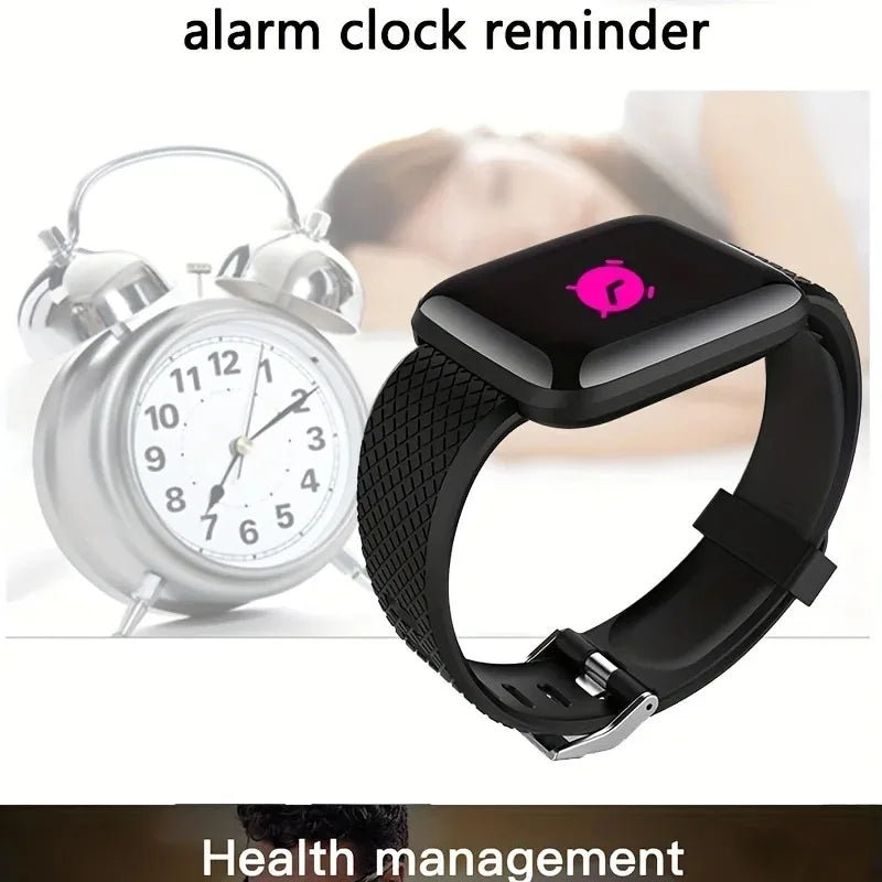 Smartwatch For Women Men Watches Heart Rate Monitor Electronic Fitness Smart Watch Calories Music Player 116Plus Y68 Bracelet