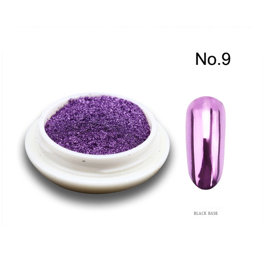 Pearl White Nails Glitter Aurora - Hailey Bieber Nails Moonlight Powders Fritillary Shell Mirror Pigment Nail Decoration