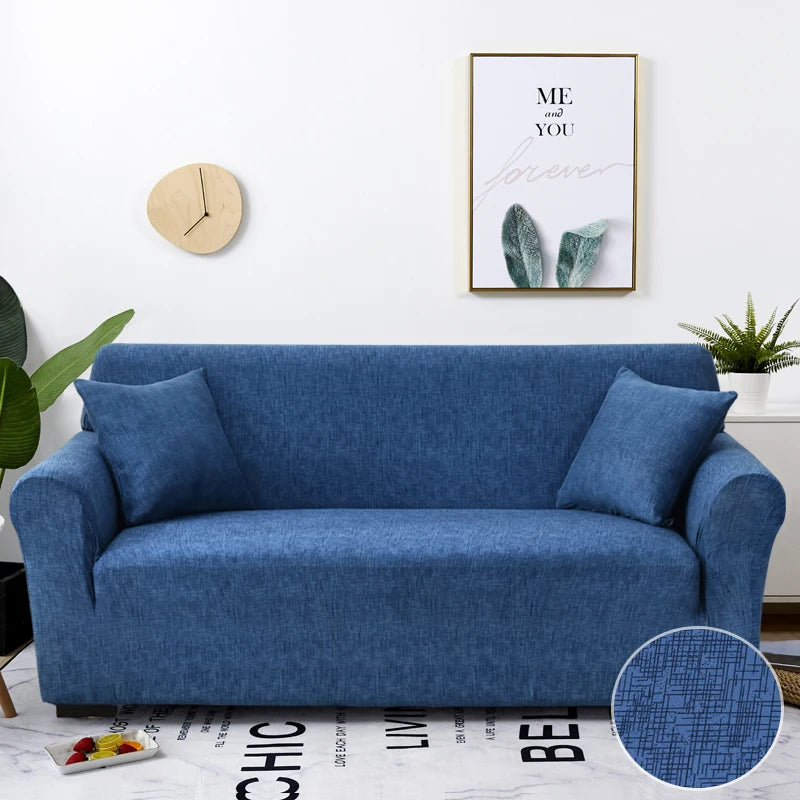 Coolazy Stretch Plaid Sofa Slipcover Elastic Sofa Covers for Living Room funda sofa Chair Couch Cover Home Decor 1/2/3/4-seater