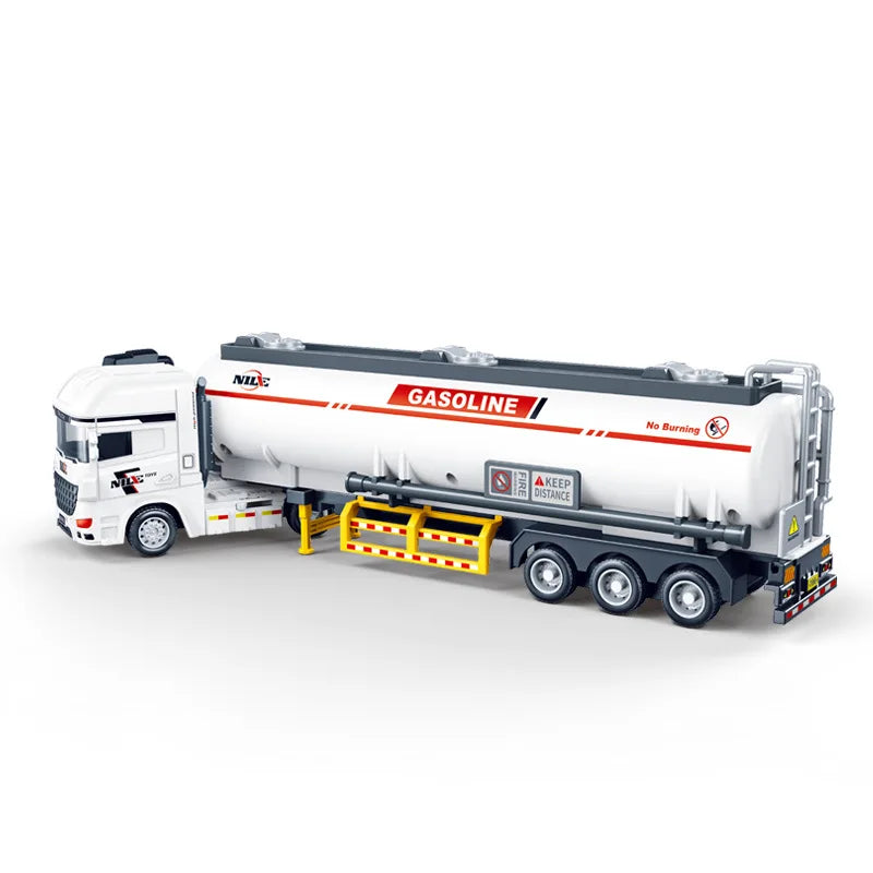 1/50 Simulation Alloy Head Diecasts Toy Engineering Vehicle Toy Excavator Crane Model Truck Car Toys for Boys Gifts Home Decor