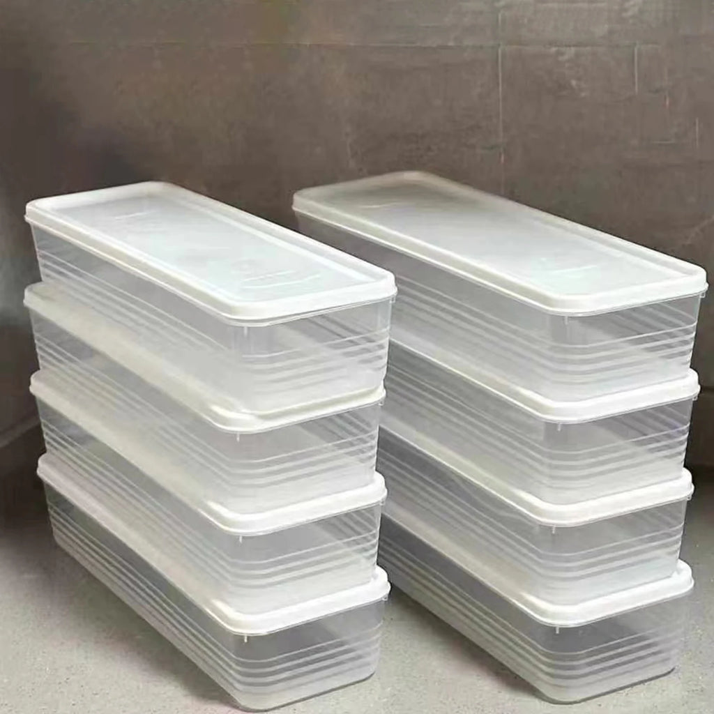 Cilantro Scallion Storage Box Refrigerator Fresh Keeper Container With Lid Vegetables Eggs Noodles Sealing Kitchen Organizer