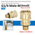 1/4" 3/8" 1/2" High Pressure Quick Connector Car Washer Adapter Water Gun Hydraulic Couplers Couplings for Garden Irrigation