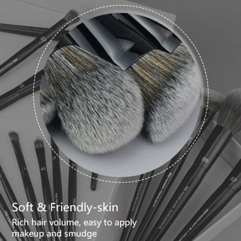 SEP Black Series Makeup Brushes Powder Foundation Concealer Blusher Bronzer Eye Shadow Eyebrow Eyeliner Sculpting Brush Gift