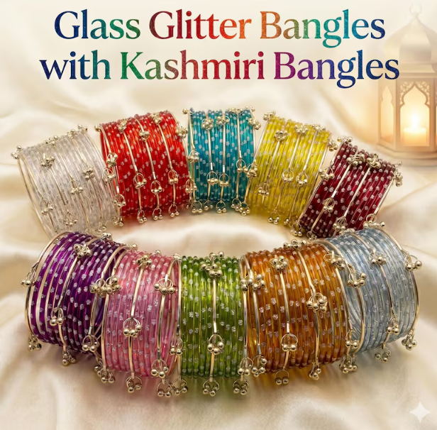 Luxury Kashmiri Glass Bangles Collection
