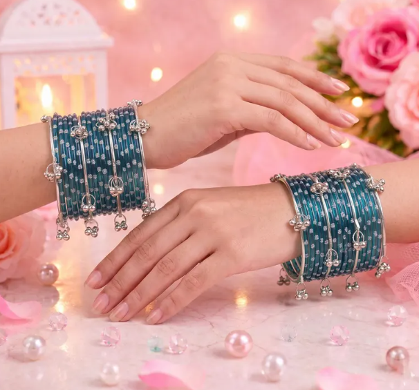 Luxury Kashmiri Glass Bangles Collection