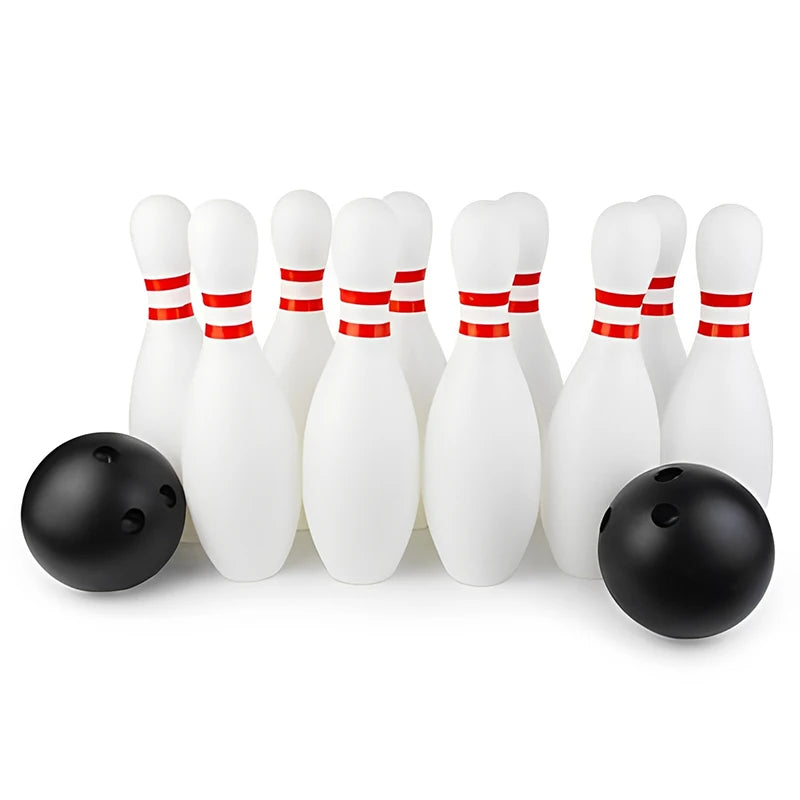 Kids Bowling Set Party Game Sports Toys Ball And Pins Bowling Toy Plastic Funny Bowling Set Kids Indoor Ball Family Game TMZ