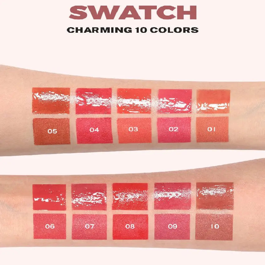 10-Color Double-Headed Lipstick Lip Gloss Moisturizing and Durable Matte Lip Gloss Color-Producing Liquid Lipstick For Makeup