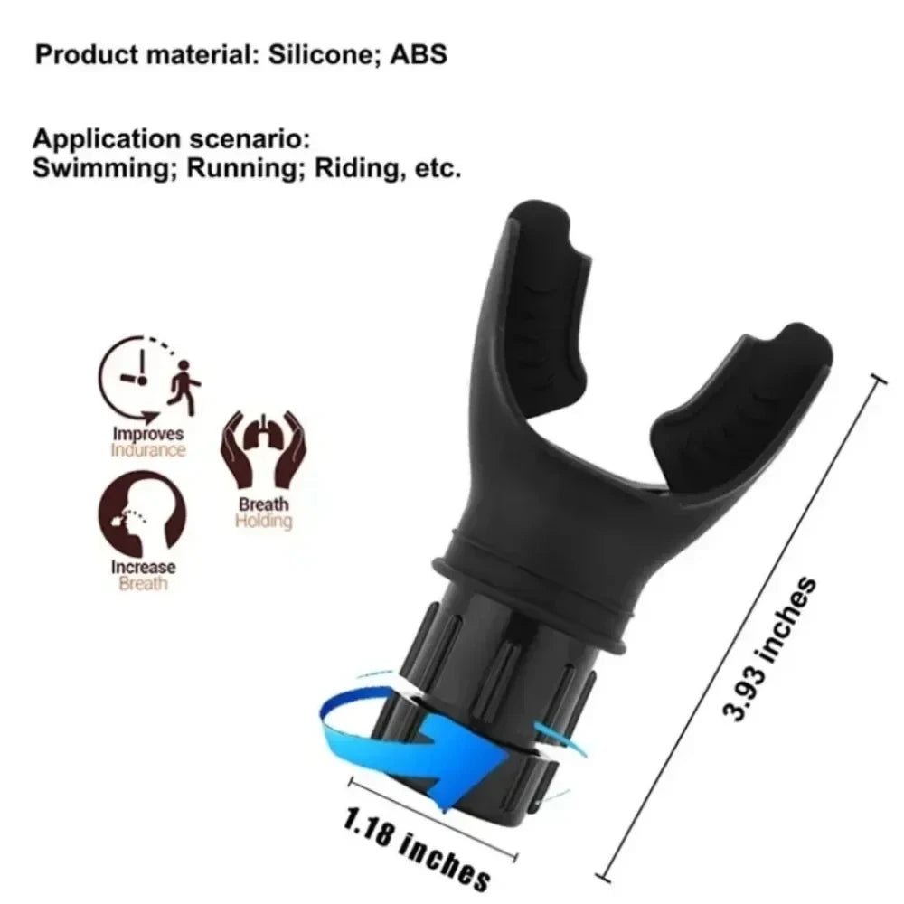 Breathing Exercise Lungs Portable Breath Outdoor Fitness Exerciser Device Endurance Workout Device With Adjustable Resistances