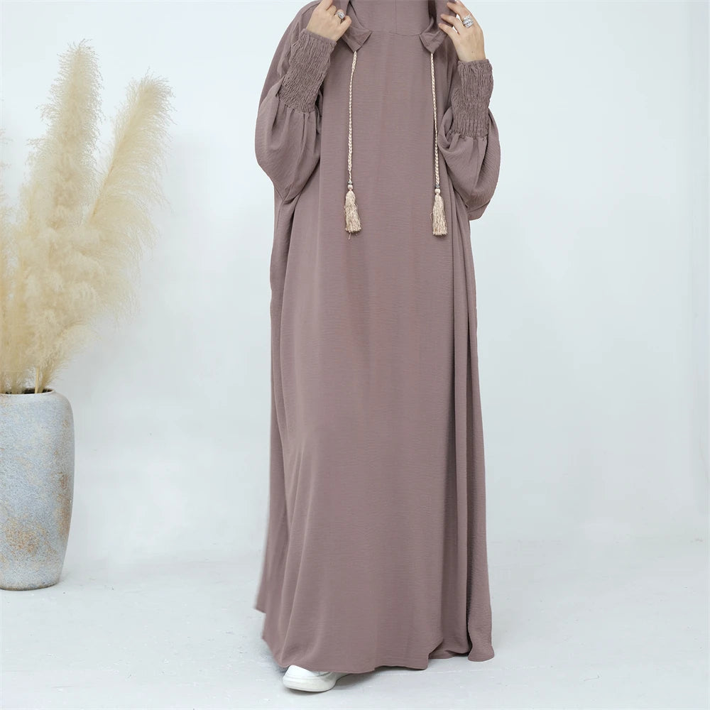 Ramadan Niqab Khimar Muslim Abaya Damen Dubai Turkey Islam Prayer Clothes Women Jilbab Modest Dress Kaftan Robe Femme Musulmane