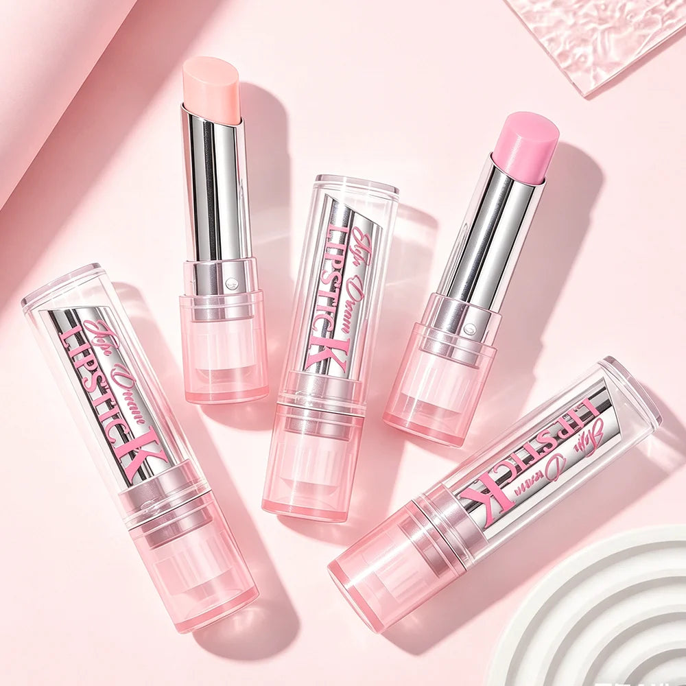 Pink Magic Lip Balm, Color-Changing Moisturizing Lipstick, Hydrating Gloss for Natural Daily Look