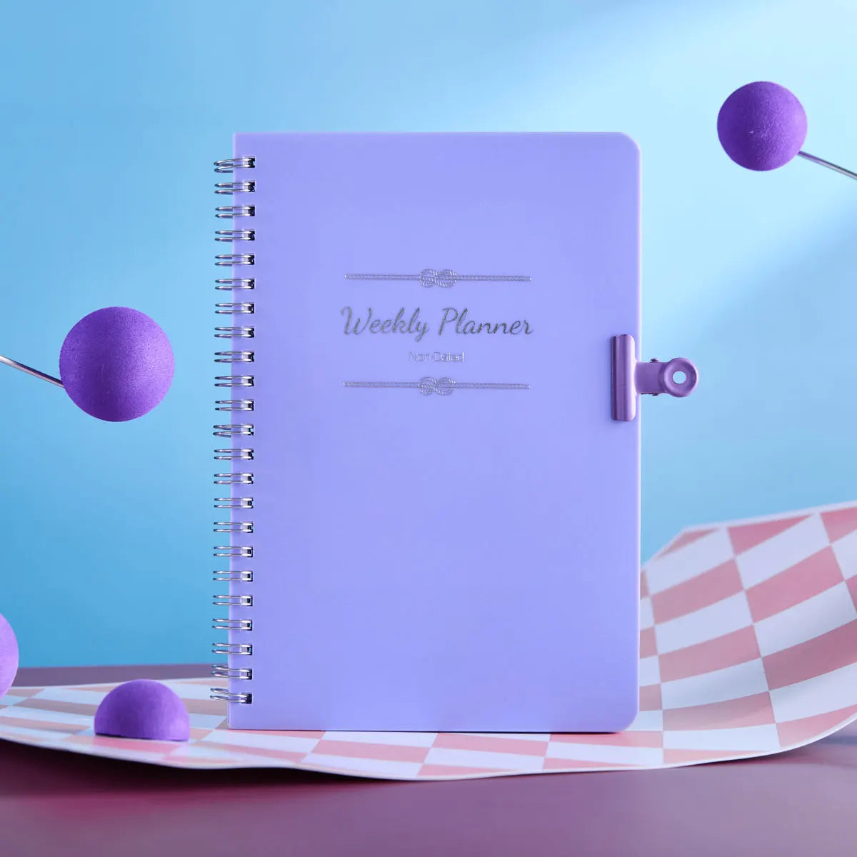 52 Weeks Weekly Planner Notebook A5 Undated Spiral Agenda Daily Student Schedules Journal Stationery Office School Supplies