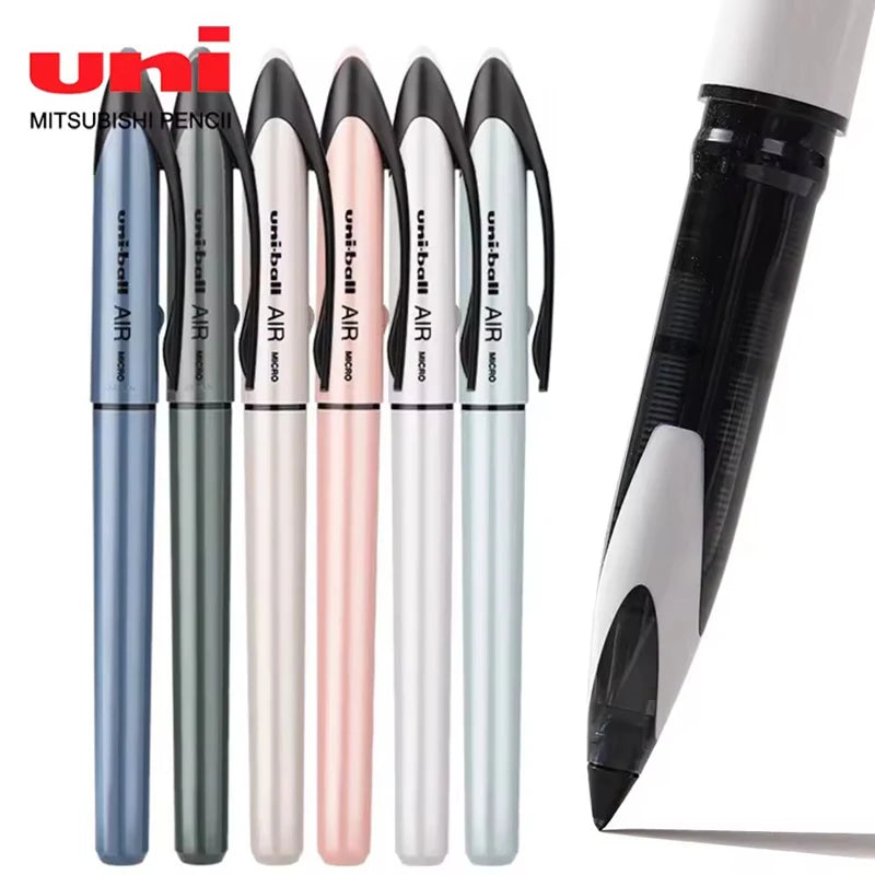 Japan Uniball Gel Pen AIR Straight Liquid Signature Pen UBA-188 Black Technology 0.5/0.7mm Free Writing School Supplies