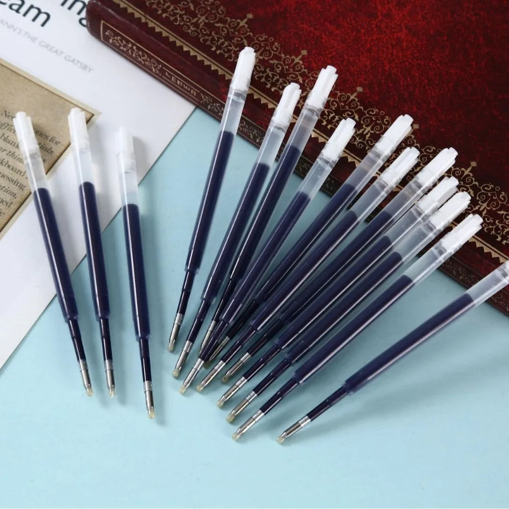 5/10/50 PCS Ballpoint Pen Refill  Medium Point L:3.9 In Black Ink Rods Refill Stationery Office School Supplies