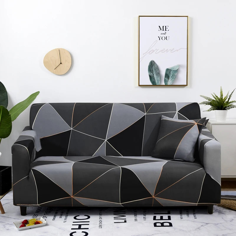 Coolazy Stretch Plaid Sofa Slipcover Elastic Sofa Covers for Living Room funda sofa Chair Couch Cover Home Decor 1/2/3/4-seater