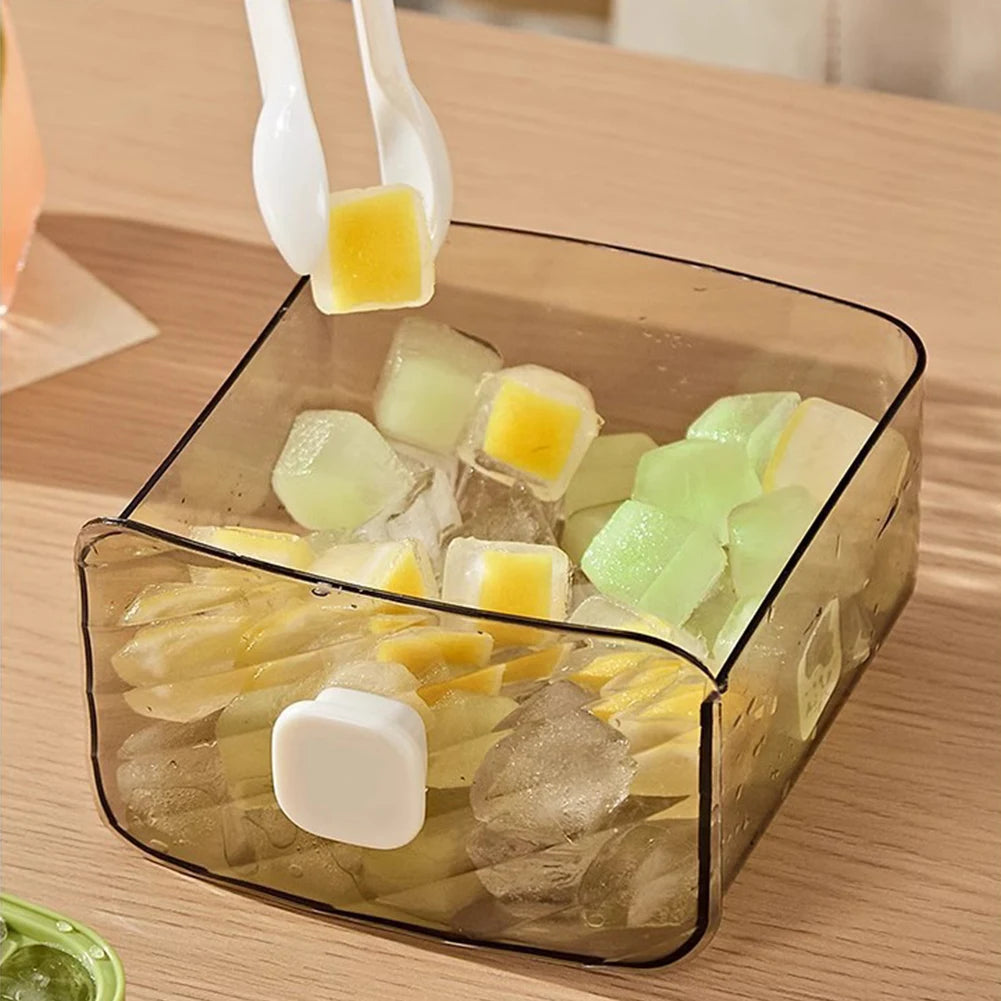 Portable Ice Maker with Handle & Storage Drawer Countertop Ice Cube Maker Compact Ice Maker Machine for Household & Outdoor Use