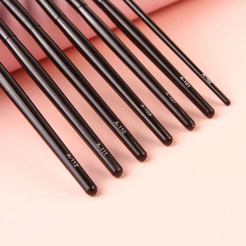 Natural Material Professional Makeup Brush Set Eye Shadow Powder Foundation Blush Contour Shadow Beauty Tool