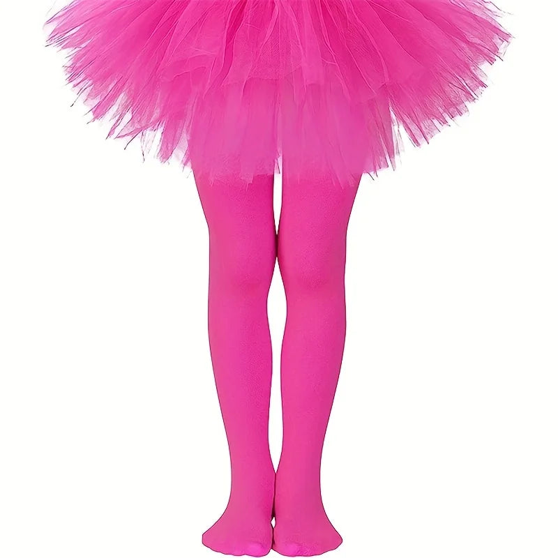 Soft Ballet Tights Soft Elasticity Tights Girls Ballet Tights Toddler Dance Footed Tights Bulk School Uniform Stockings Costume
