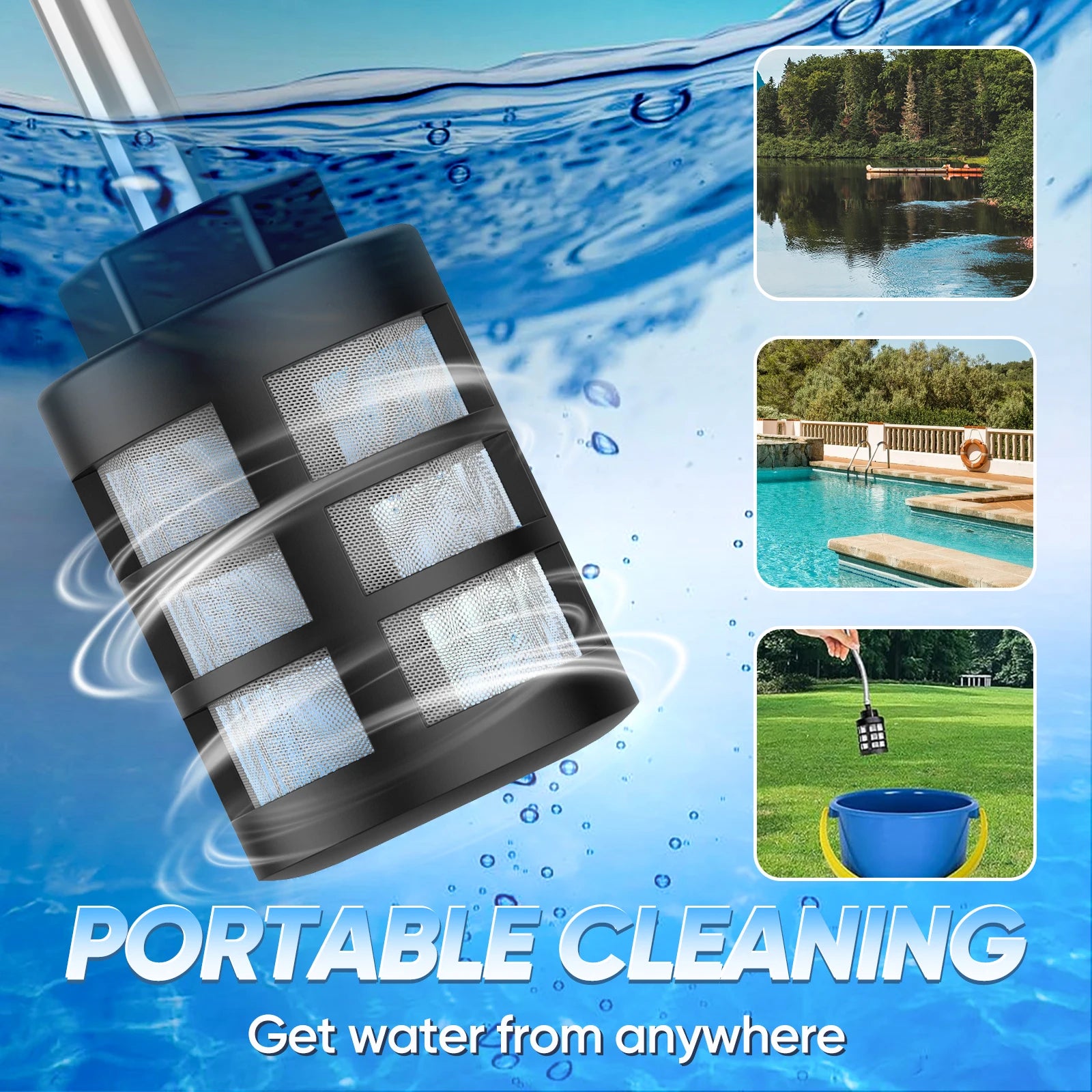 Portable Cordless High Pressure Water Gun for washing Car Wash Machine Garden Swimming Sprinkler Foam Water Gun with 2 Battery