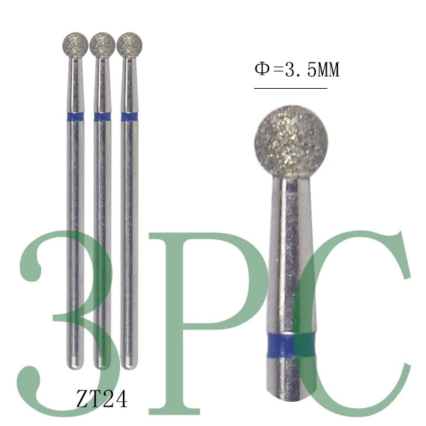 Diamond Nail Drill Bits, 3/32 Inch Cuticle Bit for Nail Drill,Drill Nails Manicure Pedicure Remover Tools for Acrylic Gel Nails
