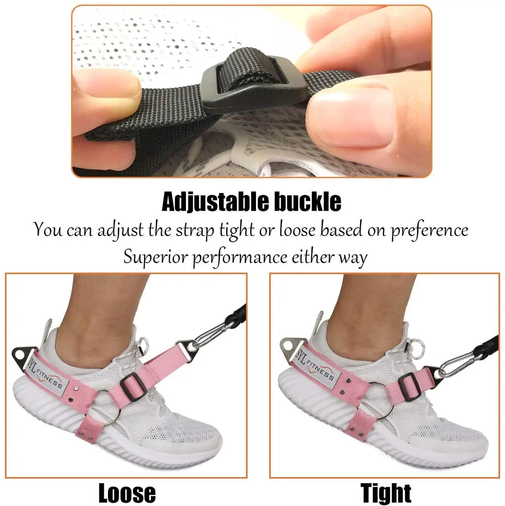 Fitness Glute Leg Buttocks Workout Kickback Strap Shoe Cover Hip Training Device Home Gym Women Men Equipment Portable Non-slip