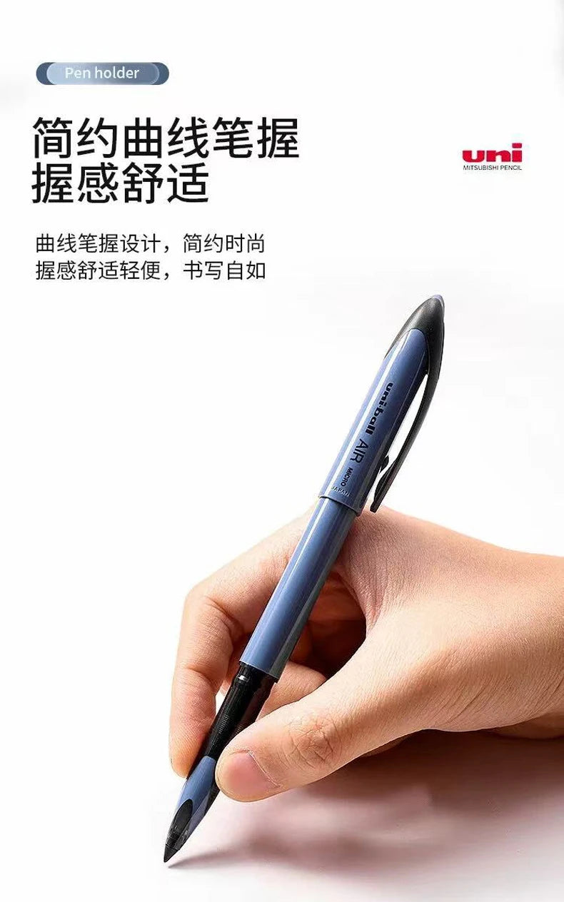 Japan Uniball Gel Pen AIR Straight Liquid Signature Pen UBA-188 Black Technology 0.5/0.7mm Free Writing School Supplies
