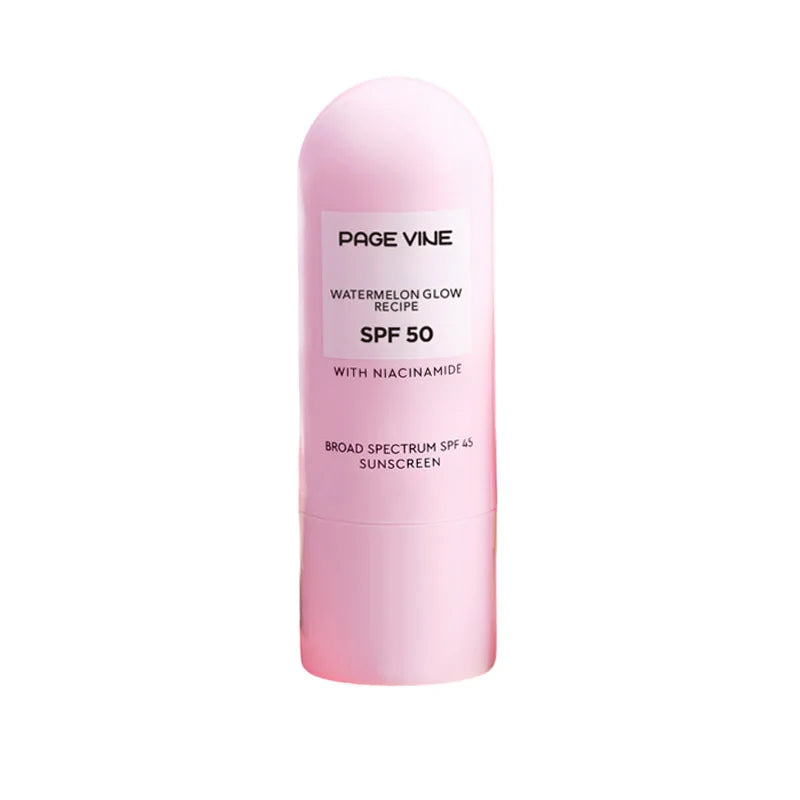 Watermelon Niacinamide High Gloss Sunscreen Stick Spf50++++ Moisturizing Brightening Portable Face Body Sunscreen Facial Care